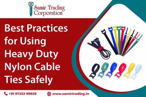 Best Practices for Using Heavy Duty Nylon Cable Ties Safely