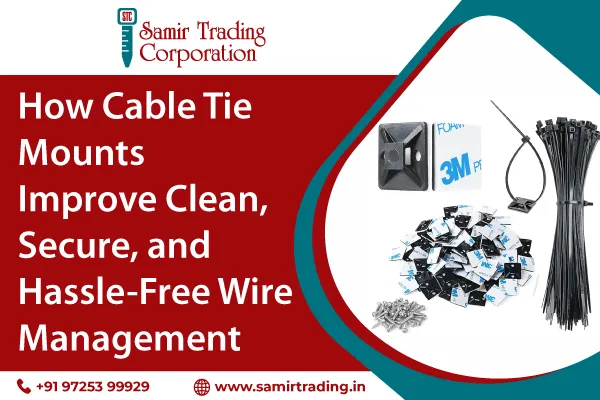 How Cable Tie Mounts Improve Clean, Secure, and Hassle-Free Wire Management
